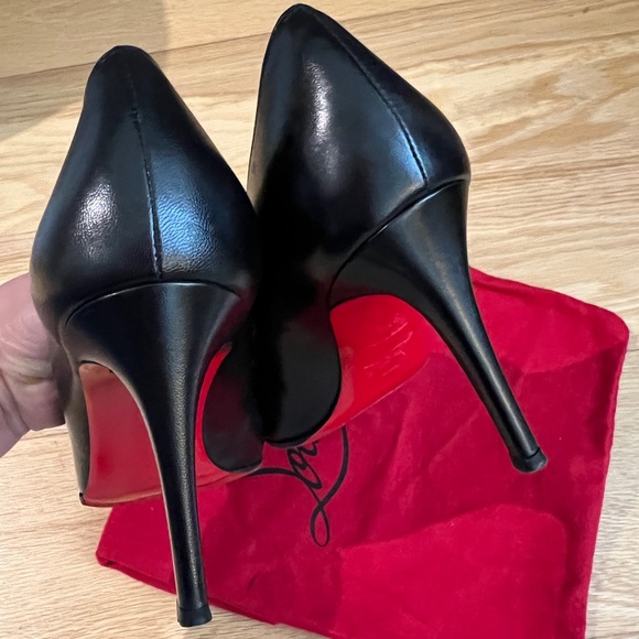 Christian Louboutin Black Leather Pumps - Picture 5 of 15